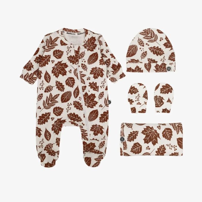 Kit Presente Saída de Maternidade Bebê 4 peças | Fall